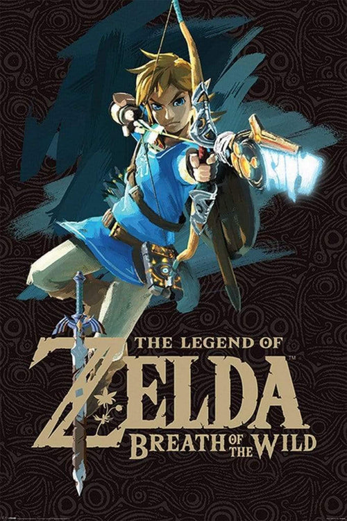 Pyramid The Legend of Zelda Breath of the Wild Game Cover Poster 61x91,5cm | Yourdecoration.be