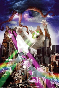 Pyramid Apocalypse Meow Poster 61x91,5cm | Yourdecoration.be