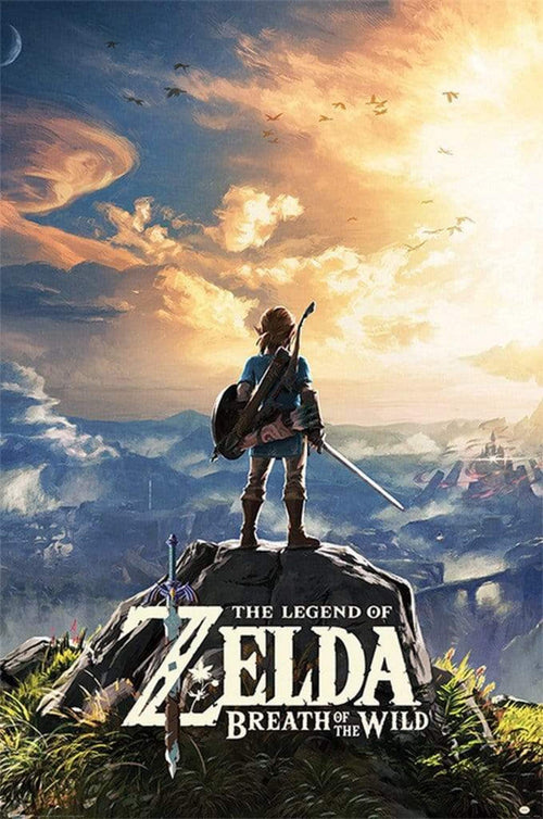 Pyramid The Legend of Zelda Breath of the Wild Sunset Poster 61x91,5cm | Yourdecoration.be