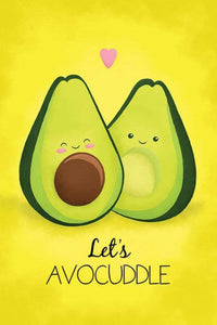 Pyramid Avocado Lets Avocuddle Poster 61x91,5cm | Yourdecoration.be