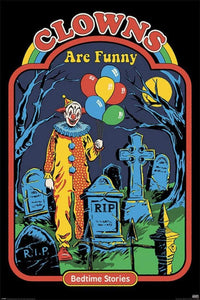 Pyramid Steven Rhodes Clowns are Funny Poster 61x91,5cm | Yourdecoration.be