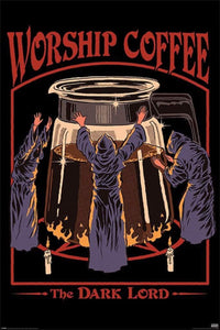 Pyramid Steven Rhodes Worship Coffee Poster 61x91,5cm | Yourdecoration.be