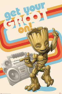 Pyramid Guardians of the Galaxy Get Your Groot On Poster 61x91,5cm | Yourdecoration.be