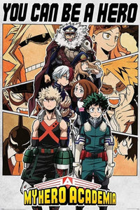Pyramid My Hero Academia Be a Hero Poster 61x91,5cm | Yourdecoration.be