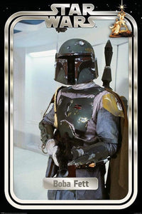 Pyramid Star Wars Boba Fett Retro Packaging Poster 61x91,5cm | Yourdecoration.be