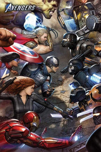 Pyramid Avengers Gamerverse Face Off Poster 61x91,5cm | Yourdecoration.be