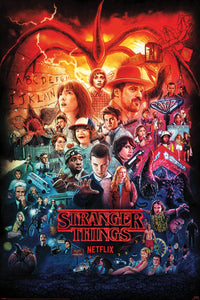 Pyramid Pp34720 Stranger Things Seasons Montage Poster 61x91,5cm | Yourdecoration.be