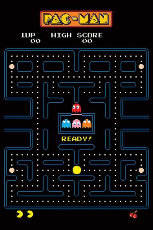 Pyramid Pac Man Maze Poster 61x91,5cm | Yourdecoration.be