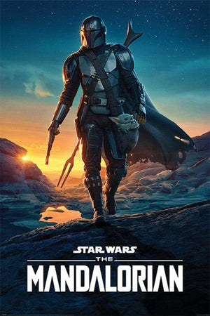 Pyramid Star Wars The Mandalorian Nightfall Poster 61x91,5cm | Yourdecoration.be