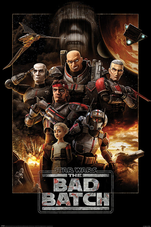Pyramid Star Wars The Bad Batch Montage Poster 61x91,5cm | Yourdecoration.be