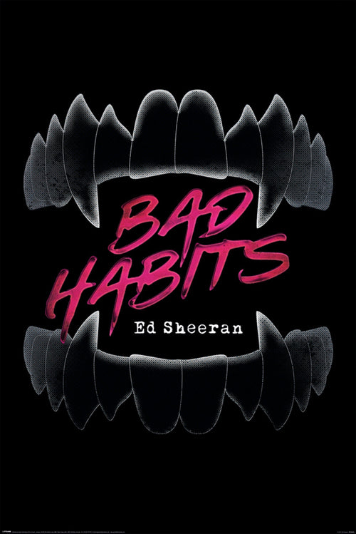 Pyramid Ed Sheeran Bad Habits Poster 61x91,5cm | Yourdecoration.be
