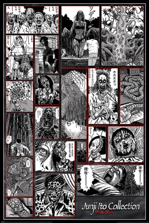 Pyramid PP34945 Junji Ito Collection Of The Macabre Poster | Yourdecoration.be