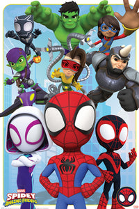 Pyramid Pp34950 Spidey And His Amazing Friends Goodies And Baddies Poster 61X91-5cm | Yourdecoration.be