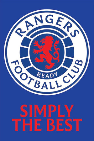 pyramid pp34963 rangers f c simply the best poster 61x91 5cm | Yourdecoration.be