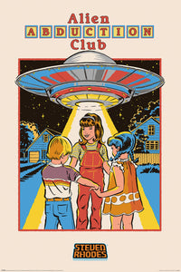 Pyramid PP35013 Steven Rhodes Alien Abduction Club Poster | Yourdecoration.be