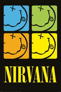 Pyramid Pp35032 Nirvana Smiley Squares Poster 61X91-5cm | Yourdecoration.be