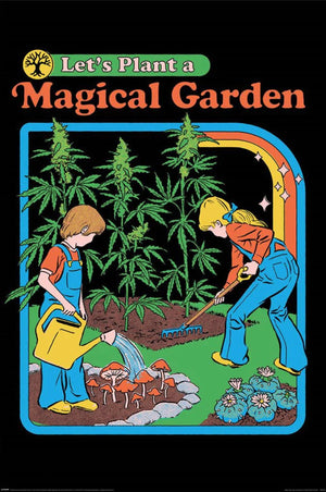 pyramid pp35199 steven rhodes lets plant a magical garden poster 61x91-5cm | Yourdecoration.be