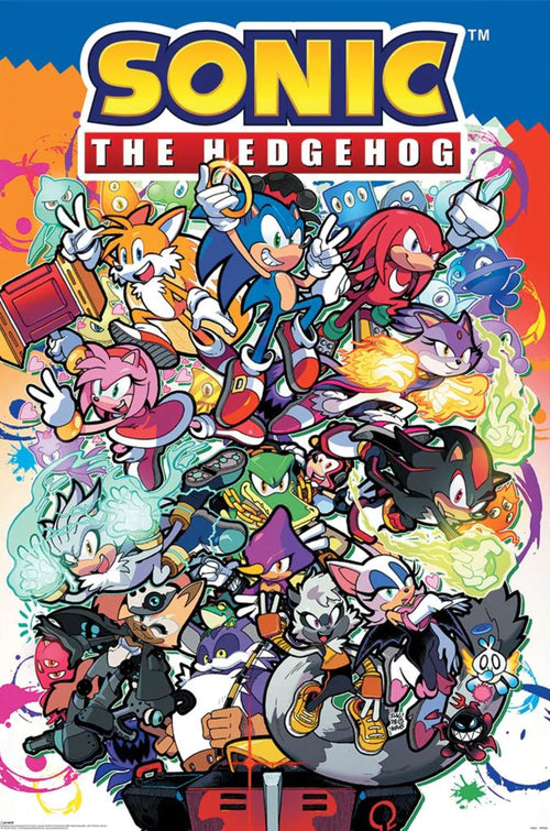 Pyramid Pp35202 Sonic The Hedgehog Comic Characters Poster 61x91 5cm | Yourdecoration.be
