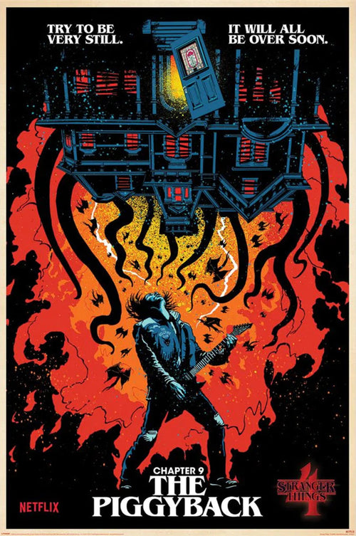 pyramid pp35213 stranger things 4 chapter 9 the piggyback poster 61x91-5cm | Yourdecoration.be