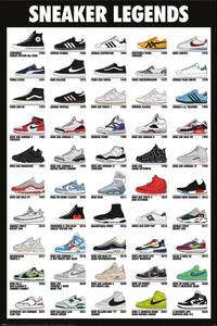 pyramid pp35242 sneaker legends poster 61x91,5cm | Yourdecoration.be
