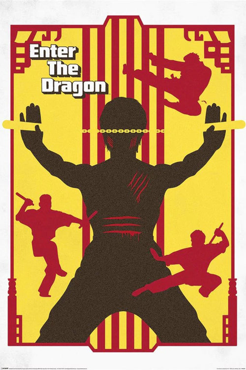 Pyramid Pp35249 Warner Bros Enter The Dragon Poster 61X91,5cm | Yourdecoration.be