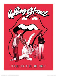 Pyramid The Rolling Stones Its Only Rock n Roll Kunstdruk 60x80cm | Yourdecoration.be