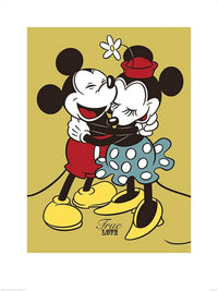 Pyramid Mickey and Minnie Mouse True Love Kunstdruk 60x80cm | Yourdecoration.be