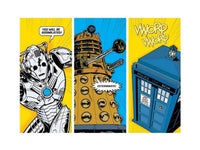 Pyramid Doctor Who Comic Sections Kunstdruk 60x80cm | Yourdecoration.be