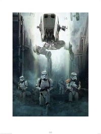 Pyramid Star Wars Rogue One Stormtrooper Patrol Kunstdruk 60x80cm | Yourdecoration.be