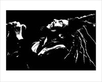 Pyramid Bob Marley Black and White Kunstdruk 40x50cm | Yourdecoration.be