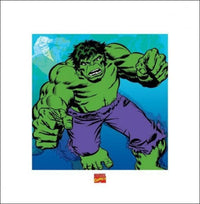 Pyramid Hulk Marvel Comics Kunstdruk 40x40cm | Yourdecoration.be