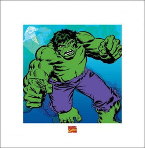 Pyramid Hulk Marvel Comics Kunstdruk 40x40cm | Yourdecoration.be