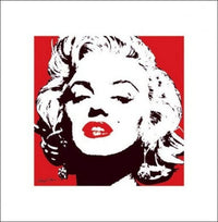 Pyramid Marilyn Monroe Red Kunstdruk 40x40cm | Yourdecoration.be