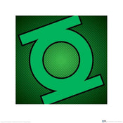 Pyramid DC Comics Green Lantern Symbol Kunstdruk 40x40cm | Yourdecoration.be