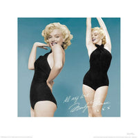 Pyramid Marilyn Monroe All My Love Kunstdruk 40x40cm | Yourdecoration.be