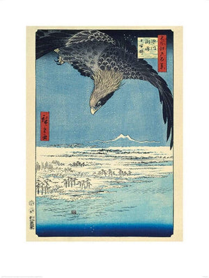 Pyramid Hiroshige Fukagawa Susaki and Jumantsubo Kunstdruk 60x80cm | Yourdecoration.be