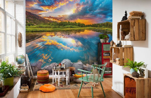 Komar Daybreak Vlies Fotobehang 368x248cm | Yourdecoration.be