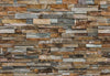 Wizard+Genius Colorful Stone Wall Fotobehang 366x254cm | Yourdecoration.be