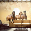 Artgeist Running Paarden Vlies Fotobehang Sfeer | Yourdecoration.be