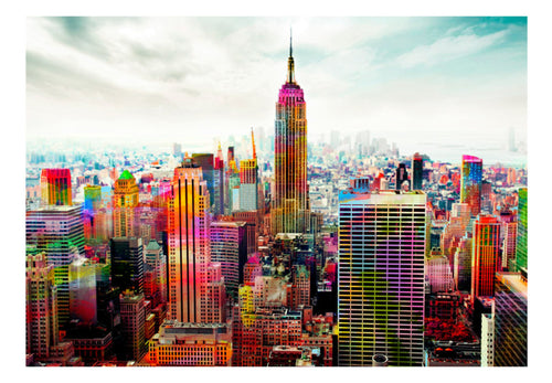 Fotobehang - Colors of New York City - Vliesbehang