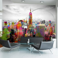 Fotobehang - Colors of New York City Ii - Vliesbehang