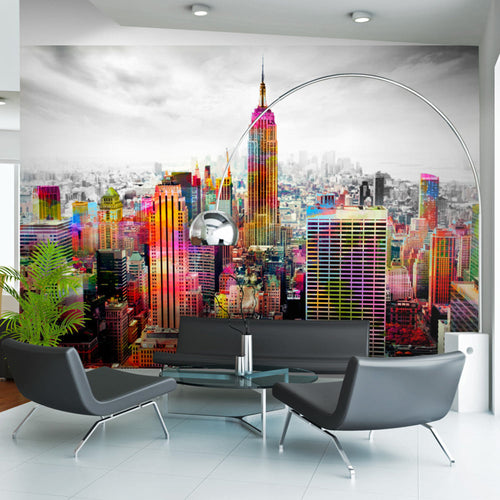 Fotobehang - Colors of New York City Ii - Vliesbehang