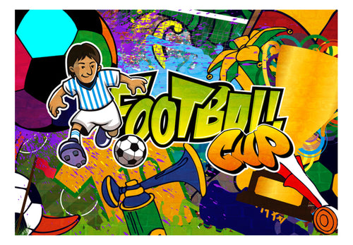 Fotobehang - Football Cup - Vliesbehang