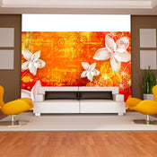 Fotobehang - Floral Notes Ii - Vliesbehang