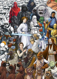 Komar Star Wars Classic Cartoon Collage Fotobehang 184x254cm 4 delig | Yourdecoration.be