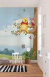 Komar Winnie Pooh Tree Fotobehang 184x254cm 4 delig Sfeer | Yourdecoration.be
