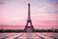 Wizard+Genius Eiffel Tower At Sunset Vlies Fotobehang 384x260cm 8 banen | Yourdecoration.be