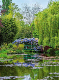 Wizard+Genius Monets Garden In France Vlies Fotobehang 192x260cm 4 banen | Yourdecoration.be