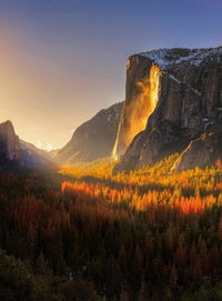 Wizard+Genius Yosemite National Park Usa Vlies Fotobehang 192x260cm 4 banen | Yourdecoration.be