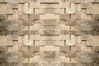 Wizard+Genius 3D Stone Wall Vlies Fotobehang 384x260cm 8 banen | Yourdecoration.be